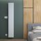 Carisa Boreas M - Aluminium Electric Vertical Designer Radiator - Single Panel - Choice of Finish