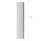 Carisa Boreas B - Aluminium Electric Vertical Designer Radiator - Single Panel - Choice of Finish