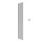 Carisa Boreas S - Aluminium Electric Vertical Designer Radiator - Single Panel - Choice of Finish