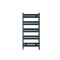 Carisa Soleil - Aluminium Heated Towel Rail - Choice of Finish