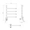 Carisa Neo - Stainless Steel Electric Heated Towel Rail - 580mm x 410mm - Choice of Finish