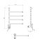 Carisa Neo - Stainless Steel Electric Heated Towel Rail - 580mm x 410mm - Choice of Finish