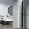 CARISA OTTO SINGLE Electric Towel Rail - Choice of size & finish