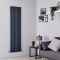 Milano Aruba Ayre - Aluminium Anthracite Vertical Designer Radiator 1800mm x 470mm (Double Panel)