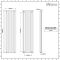 Milano Aruba Ayre - Aluminium Anthracite Vertical Designer Radiator 1800mm x 470mm (Double Panel)