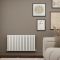 Milano Aruba Ayre - Aluminium Horizontal Designer Radiator (Double Panel) - 600mm Tall - Choice Of Finish and Width