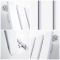 Milano Alpha - White Vertical Single Flat Panel Designer Radiator 1780mm x 560mm