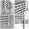 Milano Arno - Chrome Dual Fuel Bar on Bar Heated Towel Rail 730mm x 450mm