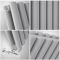 Milano Aruba - Light Grey Vertical Designer Radiator 1780mm x 472mm (Double Panel)