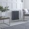 Milano Windsor - Anthracite Traditional Horizontal Triple Column Radiator - 600mm x 605mm