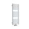 Milano Via - White Bar on Bar Central Connection Heated Towel Rail 1065mm x 400mm