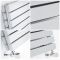 Milano Capri - Silver Flat Horizontal Designer Radiator 354mm x 1600mm (Double Panel)
