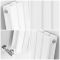 Milano Capri - White Vertical Flat Panel Double Designer Radiator 1780mm x 354mm