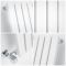 Milano Capri - White Horizontal Flat Panel Designer Radiator 635mm x 413mm (Single Panel)