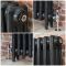 Milano Mercury - Cast Iron Radiator - 860mm Tall - Antique Graphite - Multiple Sizes Available