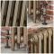 Milano Mercury - Cast Iron Radiator - 660mm Tall - Burnt Gold - Multiple Sizes Available