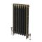 Milano Mercury - 3 Column Cast Iron Radiator - 860mm Tall - Natural Brass - Multiple Sizes Available