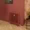 Milano Mercury - 3 Column Cast Iron Radiator - 660mm Tall - Farrow & Ball Eating Room Red - Multiple Sizes Available