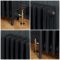 Milano Isabel - 4 Column Cast Iron Radiator - 760mm Tall - Farrow & Ball Railings Grey - Multiple Sizes Available