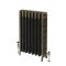 Milano Isabel - 4 Column Cast Iron Radiator - 660mm Tall - Natural Brass - Multiple Sizes Available