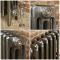 Milano Mercury - 4 Column Cast Iron Radiator - 460mm Tall - Full Polish - Multiple Sizes Available