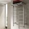 Reina Maira - Stainless Steel Dry Electric Heated Towel Rail with Heated Shelf - 1190mm x 500mm - Chrome