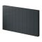 Reina Nika - Aluminium Electric Horizontal Designer Radiator - Single Panel - Anthracite