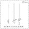 Milano Ive - White Dual Fuel Straight Heated Towel Rail 1800mm x 500mm