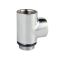Milano - Chrome Dual Fuel T Piece