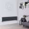 Milano Capri - Anthracite Flat Horizontal Designer Radiator 354mm x 1600mm (Double Panel)