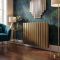 Milano Alpha - Flat Panel Horizontal Designer Radiator - 635mm Tall - Choice of Metallic Colours and Widths