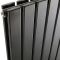 Milano Alpha - Flat Panel Vertical Designer Radiator - Choice of Metallic Colours and Sizes