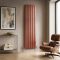 Milano Alpha - Flat Panel Vertical Designer Radiator - Choice of Metallic Colours and Sizes