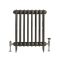 Milano Alice - Classic Cast Iron Column Radiator - 660mm Tall - Antique Brass - Multiple Sizes Available
