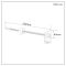 Milano - Cast Iron Radiator Straight Wall Stay - Antique Copper