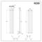 Milano Aruba Ardus - Anthracite Dry Heat 1700W Vertical Electric Designer Radiator - 1784mm x 354mm (Double Panel) - Choice of Wi-Fi Thermostat