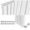 ECOSO Alpha Ardus - 1784mm Dry Heat Vertical Electric Designer Radiator - Choice of Size, Finish and Wi-Fi Thermostat