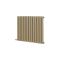 Milano x ECOSO Aruba Electric - Elk Brown Horizontal Designer Radiator - 635mm Tall - Choice of Size, Wi-Fi Thermostat and Cable Cover