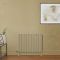 Milano x ECOSO Aruba Electric - Elk Brown Horizontal Designer Radiator - 635mm Tall - Choice of Size, Wi-Fi Thermostat and Cable Cover