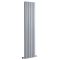 Milano Capri - Silver Flat Panel Vertical Designer Radiator - 1600mm x 354mm - Choice of Panel