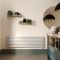 Milano Aruba - White Horizontal Designer Radiator 472mm x 1600mm (Single Panel)