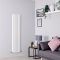 Milano Capri - White Flat Vertical Designer Radiator 1600mm x 354mm (Double Panel)