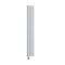 Milano x ECOSO Aruba - Electric White Vertical Designer Radiator - Choice of Size and Wi-Fi Thermostat - Plug-In and Hardwired Options
