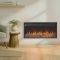 ECOSO Fusion - Modern Black Inset Electric Fire - Choice of Size