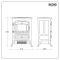 ECOSO Siena - Traditional Electric Stove - Choice of Finish