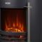 ECOSO Radiance - Modern Black Cylinder Electric Stove