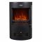 ECOSO Radiance - Modern Black Cylinder Electric Stove