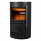 ECOSO Radiance - Modern Black Cylinder Electric Stove