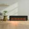 ECOSO Edge - Modern Black Wall Mounted Electric Fire - Choice of Size