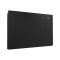 ECOSO Vitrum - Smart Electric Glass Panel Portable Heater - Plug-In/Hardwired Options and Choice of Wattage and Finish